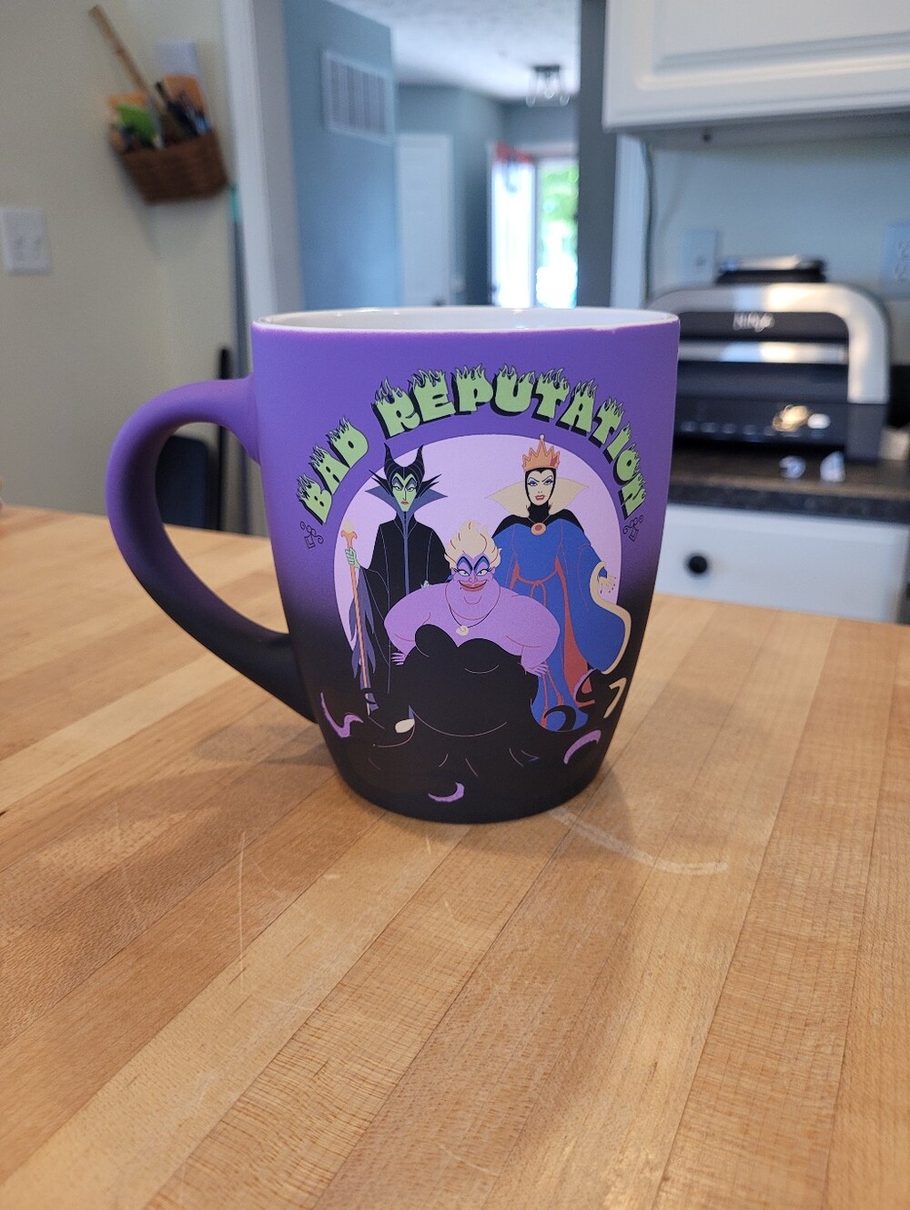 NEW Disney Purple 'Bad Reputation' Villains Ceramic Soft Touch 25oz Mug